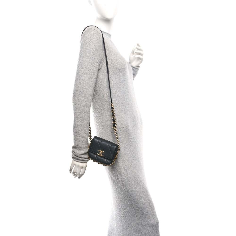 Chanel Calfskin Quilted Mini Framing #257852C19B - Picture 2 of 12